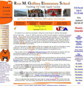 Rose M. Gaffney Elementary  School, Machias, ME 